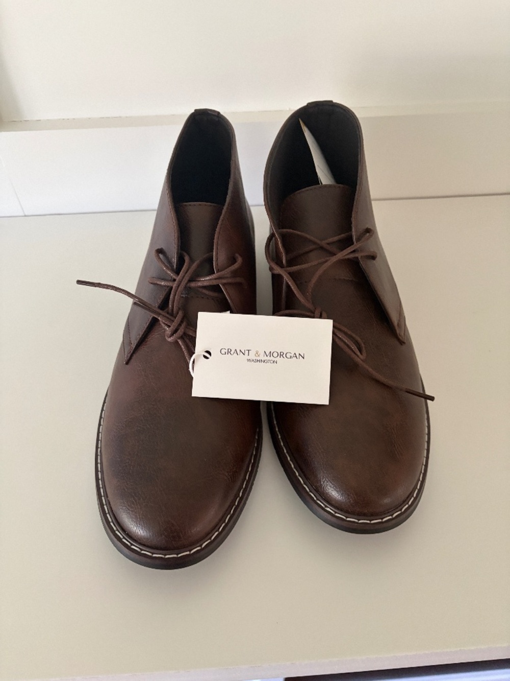 Grant & Morgan - Clayton | Elegant Leather Boots × 1 Dark Brown / 10.5